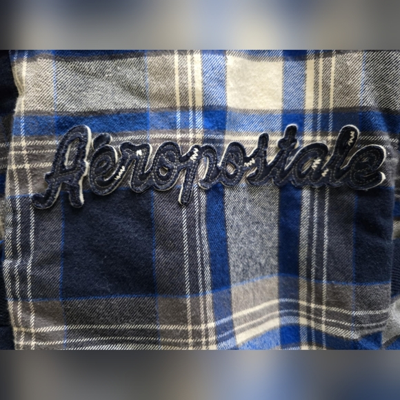Aeropostale Plaid Tote Bag - Picture 2 of 9